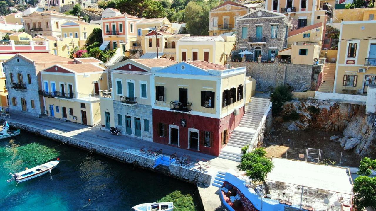 Moschos Mansion Villa ซีมี ภายนอก รูปภาพ