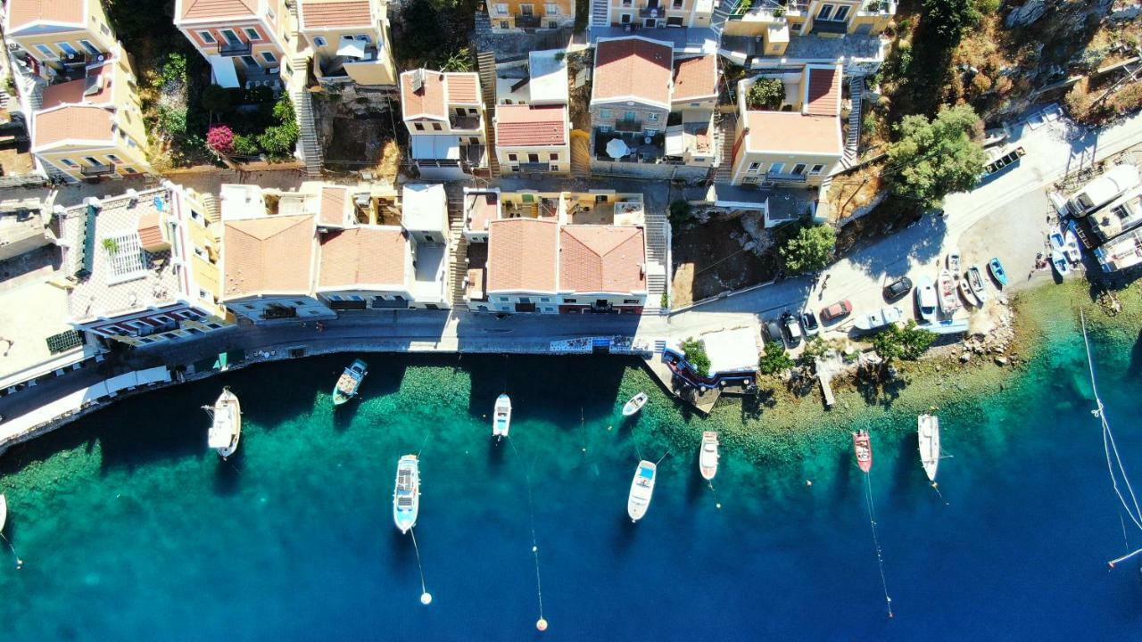 Moschos Mansion Villa ซีมี ภายนอก รูปภาพ