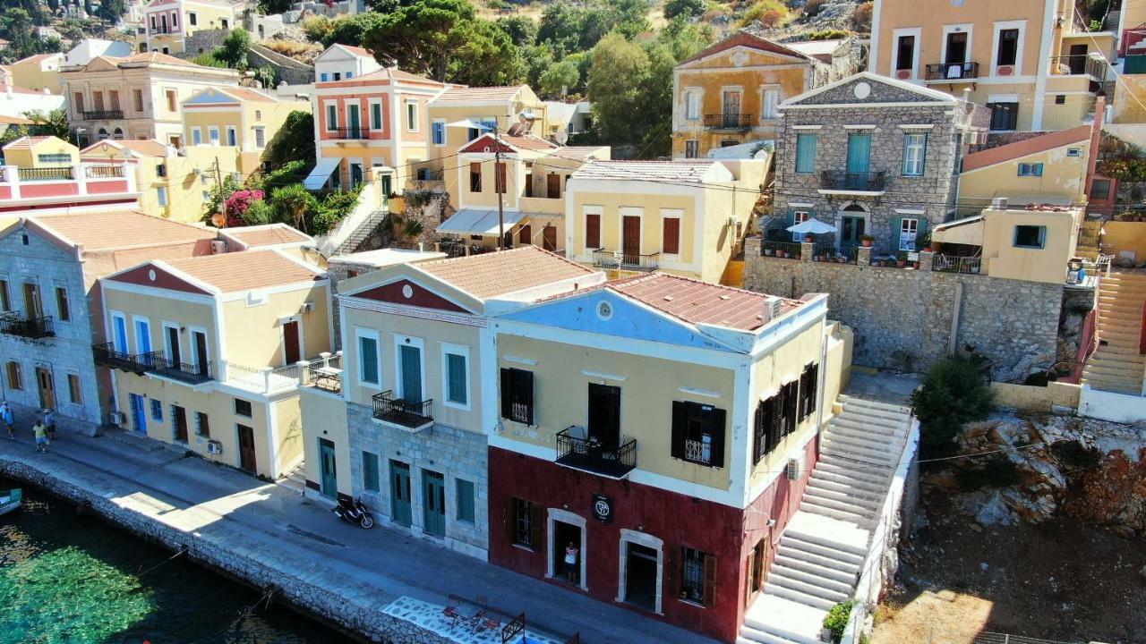 Moschos Mansion Villa ซีมี ภายนอก รูปภาพ