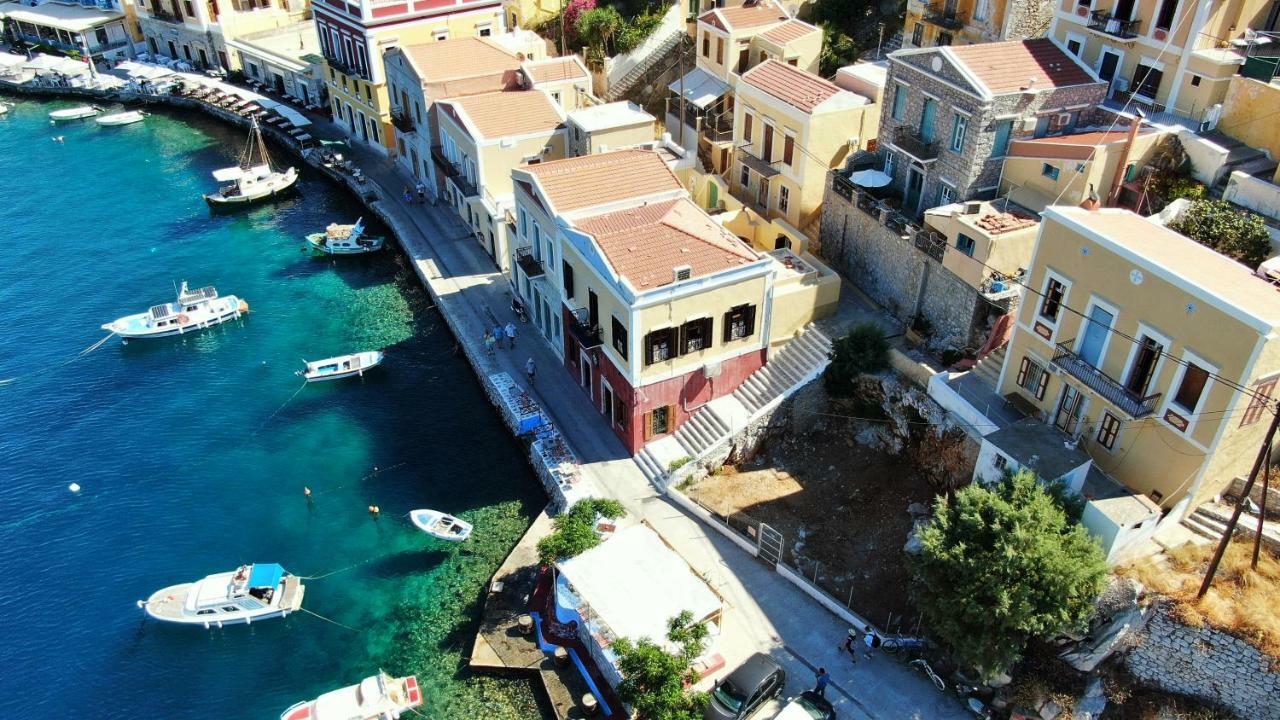 Moschos Mansion Villa ซีมี ภายนอก รูปภาพ
