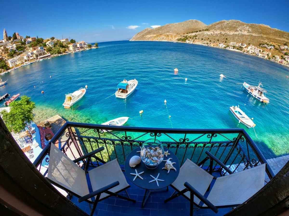 Moschos Mansion Villa ซีมี ภายนอก รูปภาพ